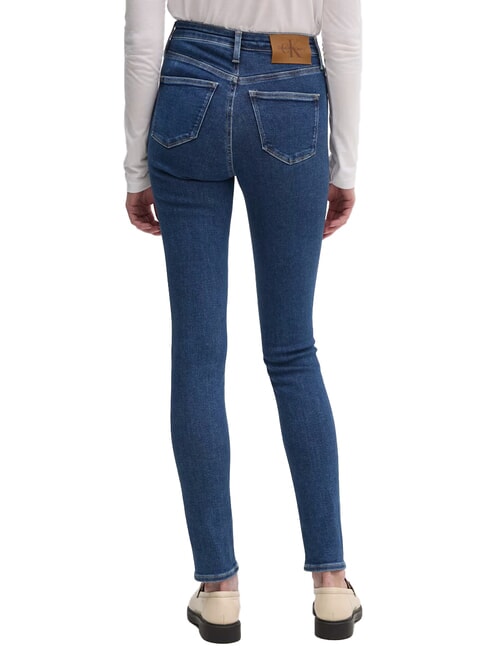 CK JEANS Obcisłe dżinsy z wysokim stanem drelich - Jeansy damskie
