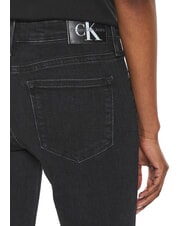 CALVIN KLEIN CK JEANS Jeansy skinny fit ze średnim stanem czarny denim - Jeansy damskie - 4