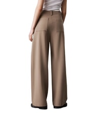 CALVIN KLEIN CK JEANS Spodnie jerseyowe z szerokimi nogawkami - Spodnie damskie
