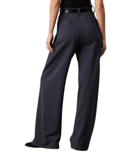 CALVIN KLEIN CK JEANS Spodnie jerseyowe z szerokimi nogawkami heban - Spodnie damskie - 2