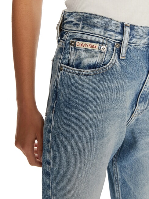 CK JEANS Jeansy o dopasowanym kroju i prostych nogawkach drelich - Jeansy damskie