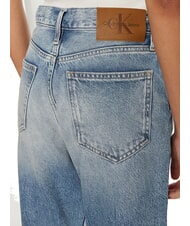 CALVIN KLEIN CK JEANS Jeansy o dopasowanym kroju i prostych nogawkach drelich - Jeansy damskie - 4