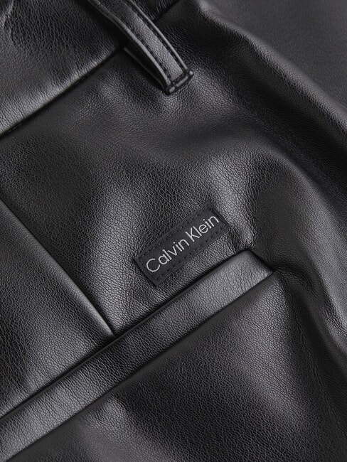 CK JEANS Spodnie z prostymi i szerokimi nogawkami ck czarny - Spodnie damskie