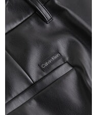 CALVIN KLEIN CK JEANS Spodnie z prostymi i szerokimi nogawkami ck czarny - Spodnie damskie - 4