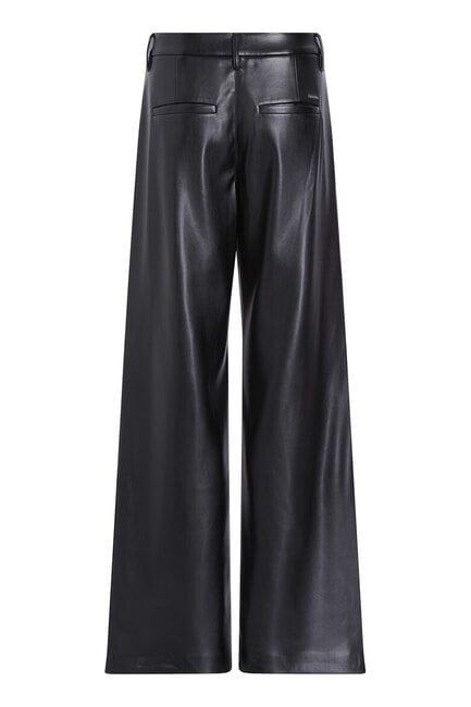 CK JEANS Spodnie z prostymi i szerokimi nogawkami ck czarny - Spodnie damskie