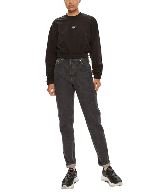 CK JEANS Jeansy mom-fit dżins szary - Jeansy damskie