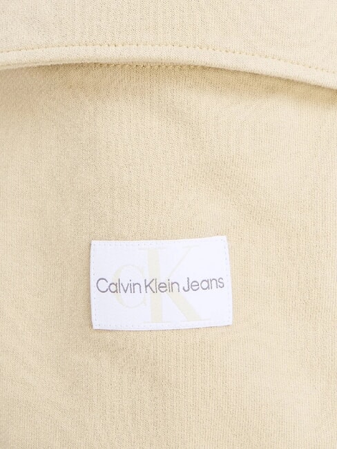 CK JEANS Spodnie dresowe z dużymi kieszeniami blady khaki - Dresy sportowe damskie