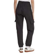 CALVIN KLEIN CK JEANS Spodnie dresowe z dużymi kieszeniami ck czarny - Dresy sportowe damskie - 2