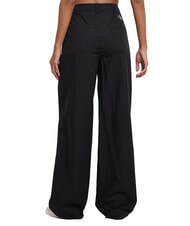 CALVIN KLEIN CK JEANS Spodnie chino z szerokimi i prostymi nogawkami ck czarny - Spodnie damskie - 2