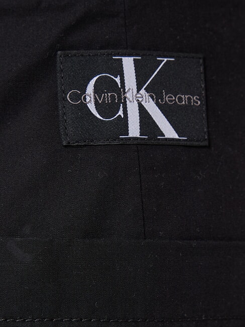 CK JEANS Spodnie chino z szerokimi i prostymi nogawkami ck czarny - Spodnie damskie