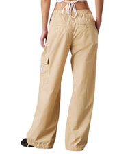 CALVIN KLEIN CK JEANS Spodnie cargo bawełniane - Spodnie damskie