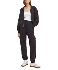 CALVIN KLEIN CK JEANS Spodnie dresowe z dużymi kieszeniami ck czarny - Dresy sportowe damskie - 4