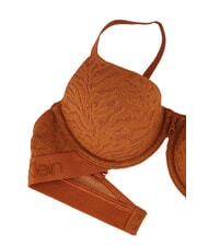 CALVIN KLEIN CK Biustonosz z uformowanymi miseczkami piernik - Biustonosze damskie - 3