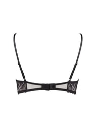 CALVIN KLEIN CK Biustonosz balkonetka koronkowy czarny - Biustonosze damskie - 5