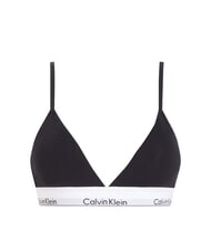 CALVIN KLEIN CK Biustonosz typu bralette z elastycznej bawełny czarny - Biustonosze damskie - 5