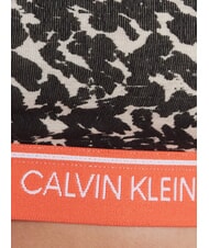 CALVIN KLEIN CK Biustonosz typu bralette z elastycznej bawełny zdeformowane zwierzę - wrzos owsiany - Biustonosze damskie - 5