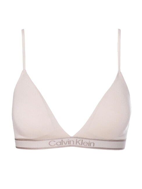 CK Biustonosz typu bralette tr&oacute;jkątny muszla z nowym kamiennym logo - Biustonosze damskie