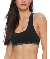 CALVIN KLEIN CK Biustonosz typu racerback czarny - Biustonosze damskie - 3