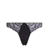 CALVIN KLEIN CK Koronkowe stringi czarny - Majtki damskie - 4