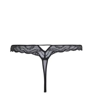CALVIN KLEIN CK Koronkowe stringi czarny - Majtki damskie - 5