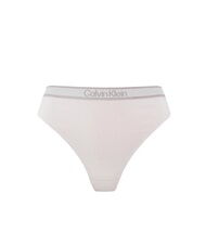 CALVIN KLEIN CK Stringi z gumką z logo muszla z nowym kamiennym logo - Majtki damskie - 3