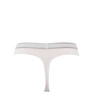 CALVIN KLEIN CK Stringi z gumką z logo muszla z nowym kamiennym logo - Majtki damskie - 4