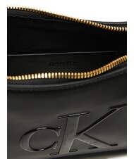 CALVIN KLEIN BOLD MONOGRAM Torba na ramię na czarno - Torby damskie - 4