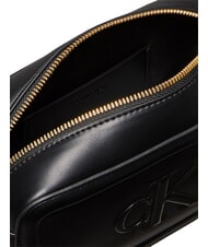 CALVIN KLEIN BOLD MONOGRAM Mała torba na ramię na czarno - Torby damskie - 4