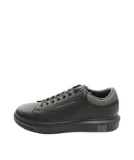 ARMANI EXCHANGE ACTION Sk&oacute;rzane trampki czarny+chimera - Buty męskie - 3