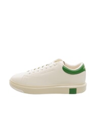 ARMANI EXCHANGE ACTION Sk&oacute;rzane trampki ecru + ogr&oacute;d formalny - Buty męskie - 3