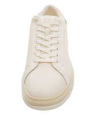 ARMANI EXCHANGE ACTION Sk&oacute;rzane trampki ecru + ogr&oacute;d formalny - Buty męskie - 5