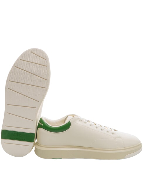ACTION Sk&oacute;rzane trampki ecru + ogr&oacute;d formalny - Buty męskie