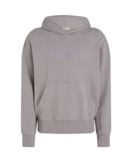 CALVIN KLEIN CK JEANS Bluza z kapturem z logo w pudełku mewa szara - Bluzy męskie - 4