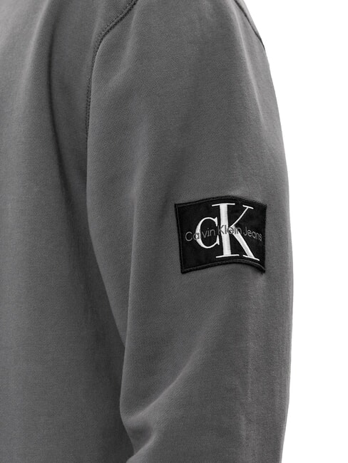 CK JEANS Bluza bawełniana z okrągłym dekoltem wyprane na czarno - Bluzy męskie