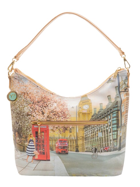 YESBAG Torba na ramię Hobo R&oacute;ża angielska - Torby damskie
