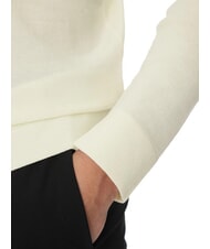 CALVIN KLEIN CK Sweter z golfem z wełny o dopasowanym kroju czapla - Koszulki męskie - 4