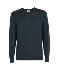 CALVIN KLEIN SUPERIOR WOOL Sweter wełniany z okrągłym dekoltem wrzos leśny o p&oacute;łnocy - Koszulki męskie - 4