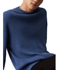 CALVIN KLEIN CK JEANS Sweter z okrągłym dekoltem i regularnym krojem niebieskie wybrzeże - Koszulki męskie - 3