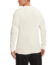 CALVIN KLEIN CK JEANS Sweter żebrowany z okrągłym dekoltem - Koszulki męskie