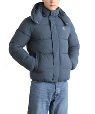 CALVIN KLEIN CK JEANS Kurtka pikowana z kapturem atrament - Kurtki puchowe męskie - 3