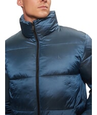 CALVIN KLEIN CK JEANS Błyszcząca pikowana kurtka Niebieski chiński / czarny CK - Kurtki puchowe męskie - 3