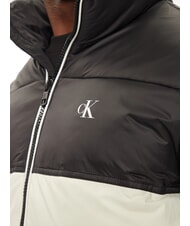 CALVIN KLEIN CK JEANS Kurtka puchowa z naszywką z logo kość słoniowa / czarny ck - Kurtki puchowe męskie - 3