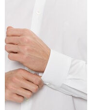 CALVIN KLEIN CK Koszula elastyczna, regularny kr&oacute;j jasnobiały - Koszule męskie - 4