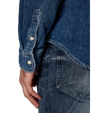 CALVIN KLEIN CK JEANS Koszula dżinsowa z długim rękawem o regularnym kroju ciemny denim - Koszule męskie - 5