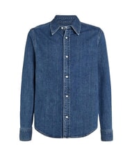 CALVIN KLEIN CK JEANS Koszula dżinsowa z długim rękawem o regularnym kroju ciemny denim - Koszule męskie - 6