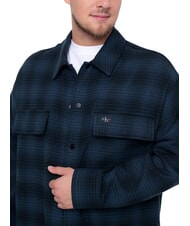 CALVIN KLEIN CK JEANS Koszula w kratkę oversize z długim rękawem czarny / sprawdzenie tuszu - Koszule męskie - 3