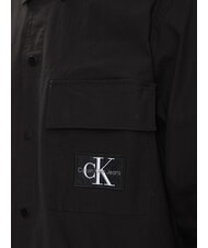 CALVIN KLEIN CK JEANS Luźna koszula typu cargo z długim rękawem ck czarny - Koszule męskie - 3