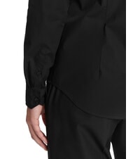 CALVIN KLEIN CK JEANS Koszula z długim rękawem, dopasowana, elastyczna ck czarny - Koszule męskie - 4