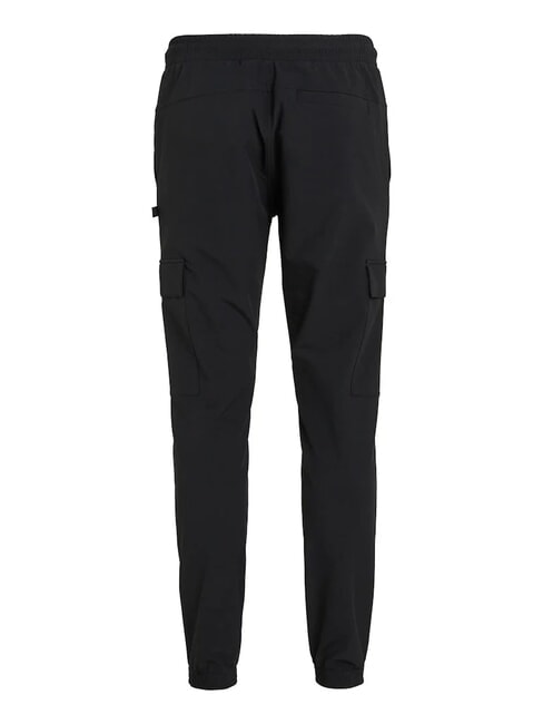 CK JEANS Spodnie jogger z elastycznego materiału cargo ck czarny - Jeansy męskie