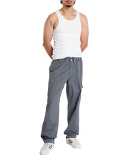 CALVIN KLEIN CK JEANS Zwykłe proste spodnie cargo nieskończona szarość - Jeansy męskie - 4